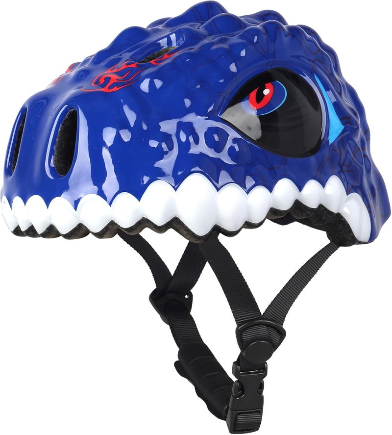 Bavilk Toddler Kids Bike Helmet,3D Dinosaur Helmets for Boys Girls Infant/Baby to Children 1/2/3/4/5/6/7/8 Years Old Lightweight Adjustable Multi-Sports Bicycle Scooter Skateboard Skating Cycling - Image 1